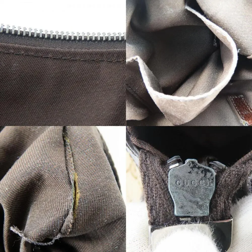 GUCCI Brown Leather Shoulder Bag - Picture 9 of 11